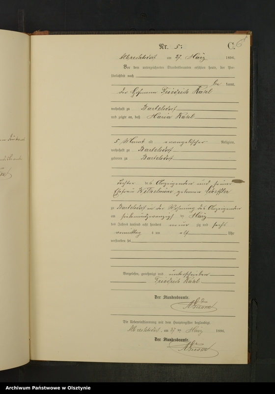 image.from.unit.number "Sterbe-Neben-Register Nr 1 - 23"