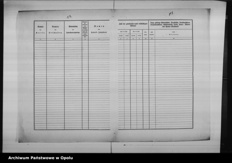 Obraz 6 z jednostki "Acta betreffend die Aufnahme und Einreichung der Gewerbe Tabelle pro 1828"