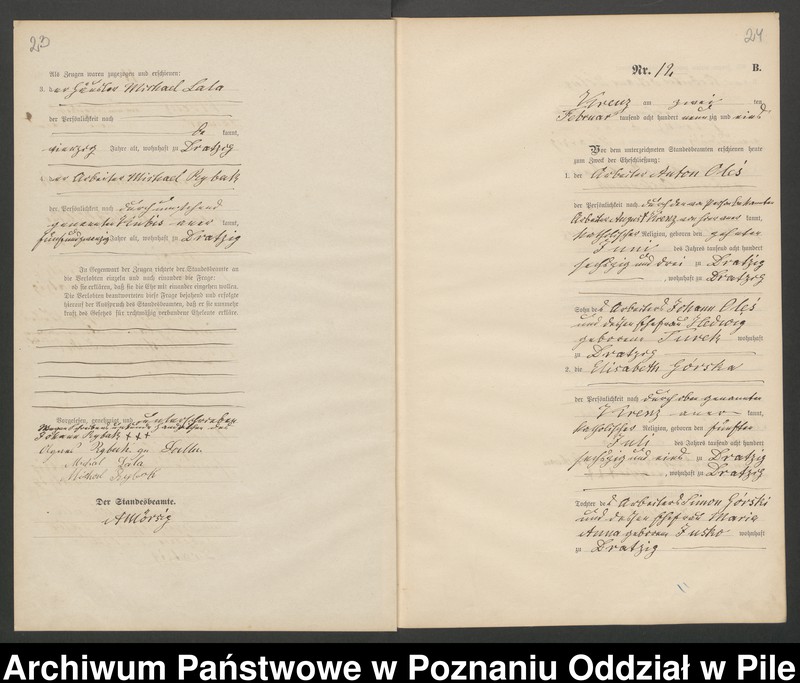 Obraz 15 z jednostki "Księga małżeństw"