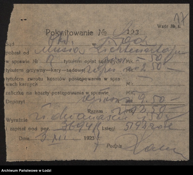 Obraz 19 z jednostki "Silk – Musia Lichtensztajn- wyrób towarów włókienniczych"