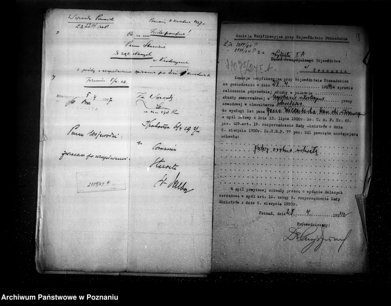 Obraz 13 z jednostki "Akta osobiste Walterbacha Jana komisarza obwodowego w Trzemesznie"