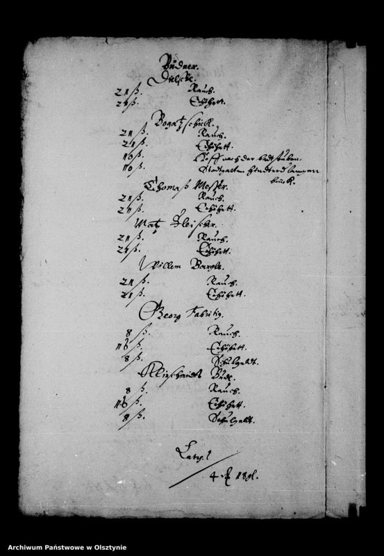 image.from.unit.number "Kirchen-Rechnung in Deutsch Eylau"