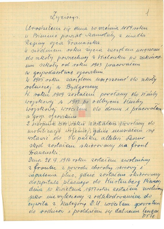 Obraz 14 z jednostki "Życiorysy powstańców wielkopolskich: B - tom lll /Białasik Marcin - Błoch Stanisław/."