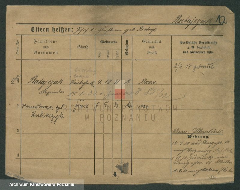 Obraz 14 z jednostki "Ratajczak (żonaci) - Ratajczyk"