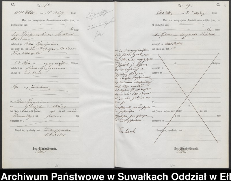 image.from.unit.number "Sterbe-Haupt-Register des Königlichen Preussischen Standes-Amtes Ukta Kreis Sensburg"