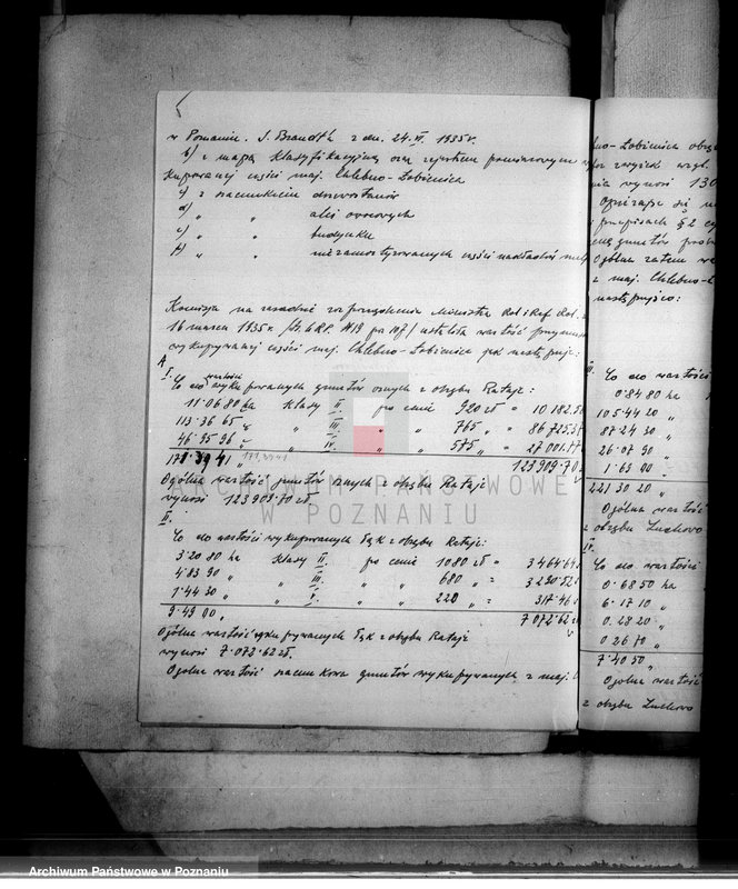 Obraz 9 z jednostki "Oszacowanie wykupionych gruntów majątku Łobżenice powiatu wyrzyskiego"