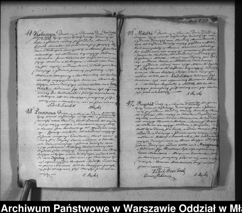 Obraz 13 z jednostki "Akta urodzeń, małżeństw i zgonów"