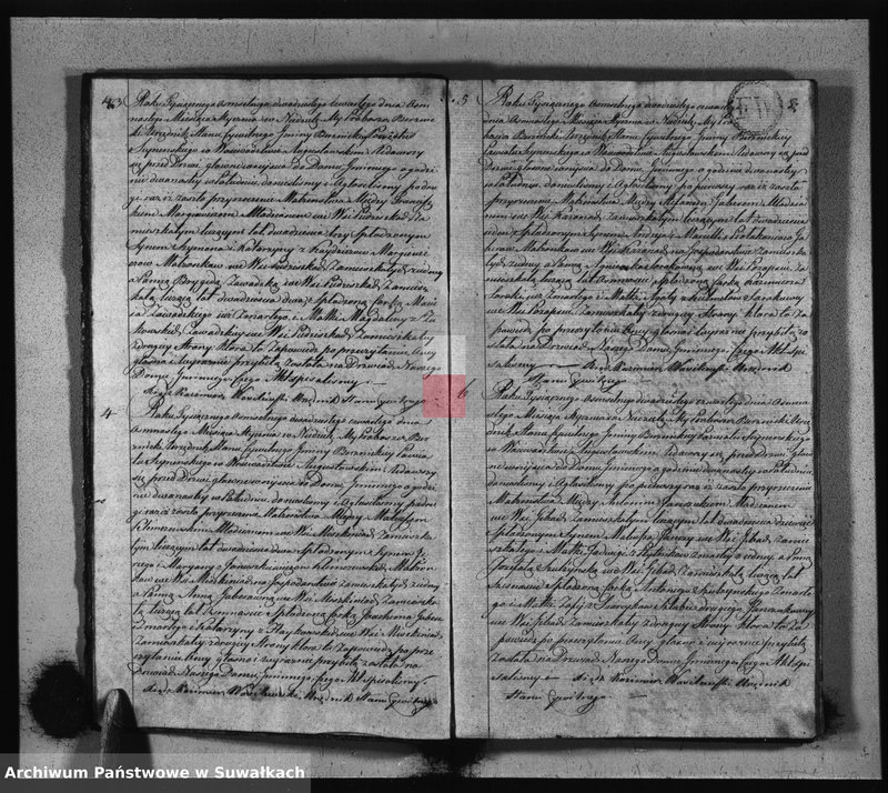 image.from.unit.number "Akta Szlubne Gminy Berznickiey Roku 1824 od 1-go Stycznia do 31 Grudnia"