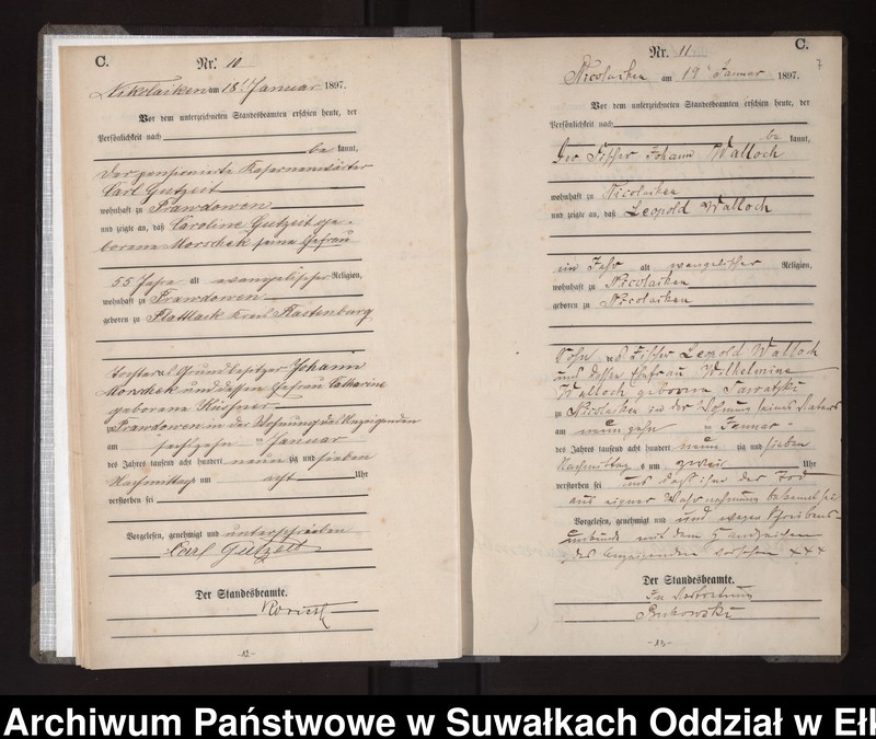 image.from.unit.number "Sterbe-Haupt-Register des Königlichen Preussischen Standes-Amtes Nikolaiken Kreis Sensburg"