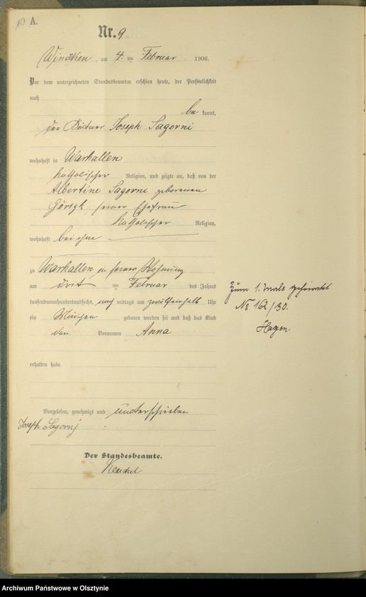 image.from.unit.number "Geburts-Haupt-Register Nr 1 - 95"