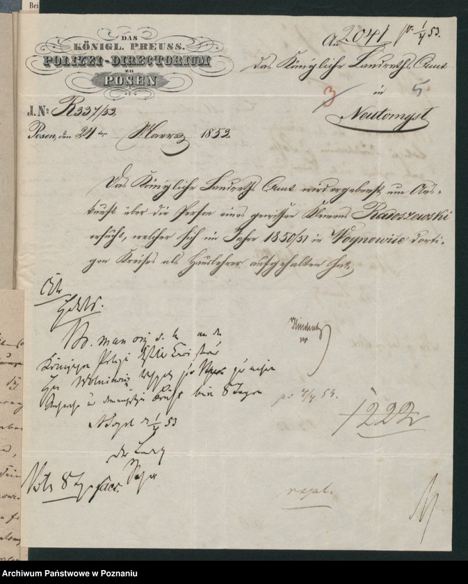 Obraz 9 z jednostki "A. betr. Klemens von Radoszewski"