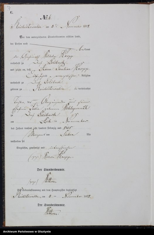 image.from.unit.number "Sterbe-Neben-Register Nr 1 - 14"