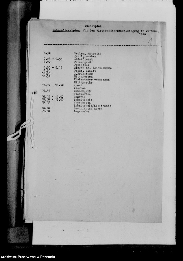 Obraz 5 z jednostki "Landjahrlager- plany pracy"