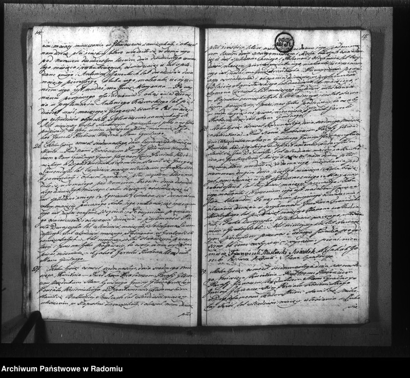 image.from.unit.number "Księga urzędnika stanu cywilnego gminy Głowaczowskiey z roku 1817"