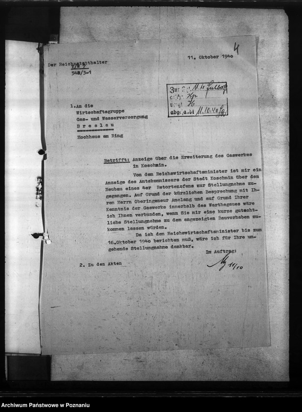 Obraz 8 z jednostki "Gaswerk - Koschmin (Koźmin)"