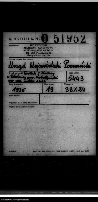 Obraz 2 z jednostki "Tartak J. Machoya w Błonicy powiat wolsztyński nr woj. kotła 2856"