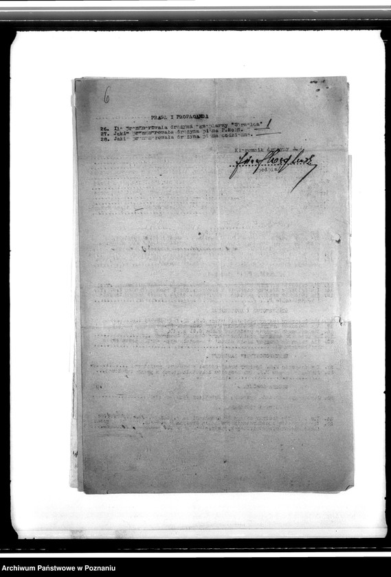 Obraz 10 z jednostki "Korespondencja Związku Strzeleckiego, sprawozdania, kwestionariusze ewidencyjne, rozkazy Komendy Powiatowej Związku Strzeleckiego w Koninie i podległych jej oddziałów"