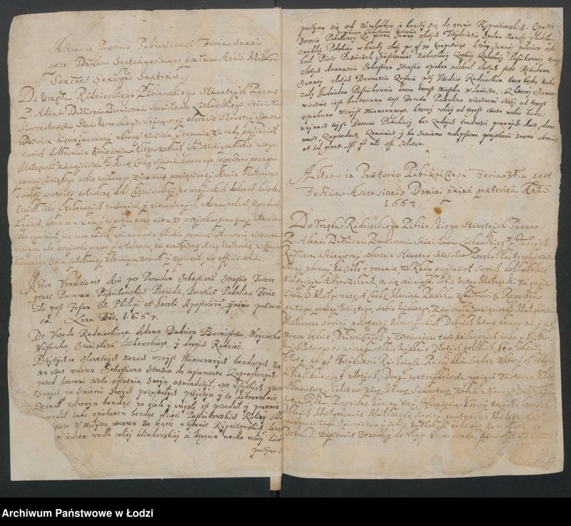 Obraz z jednostki "Księga ławniczo-radziecka miasta Pabianic"