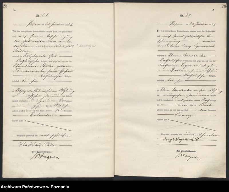 Obraz 17 z jednostki "Księga miejscowa urodzeń"