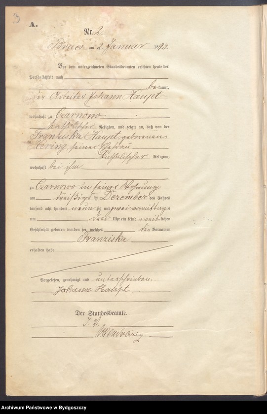 image.from.unit.number "Akta urodzeń - pierwopis nr 1-274"