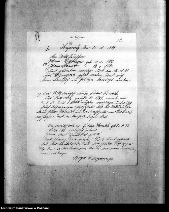 Obraz 14 z jednostki "Amtliche Meldungen Kreis Gostingen (Gostyń)"