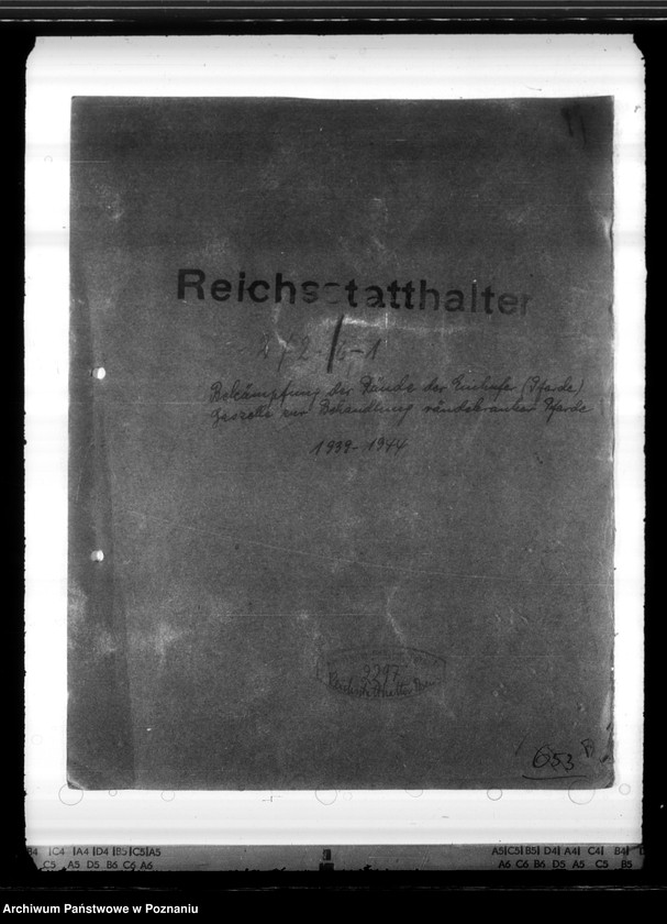 Obraz 4 z jednostki "Bekämpfung der Räude der Einhufer - Pferde, Gaszelle zur Behandlung räudekranker Pferde."
