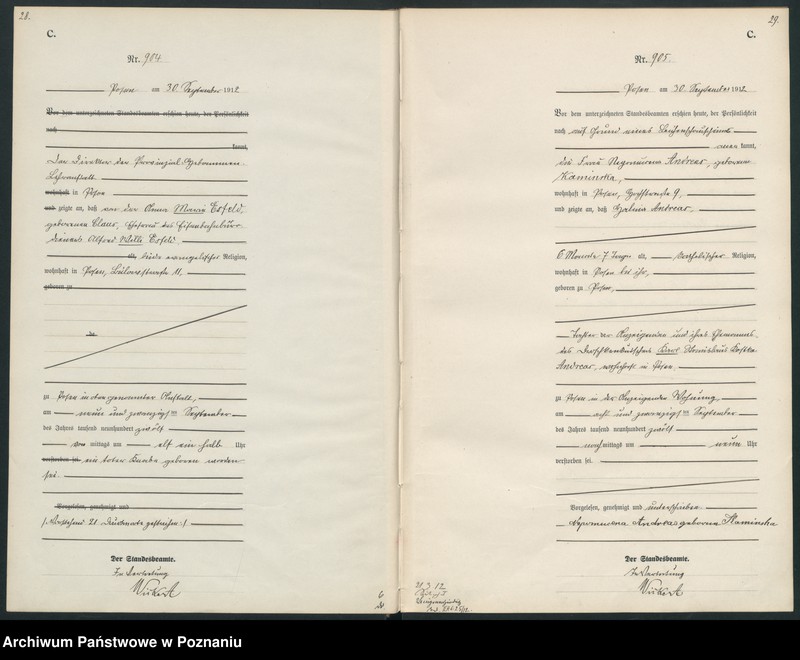 Obraz 17 z jednostki "Księga miejscowa zgonów tom III [Rejestr główny zgonów]"
