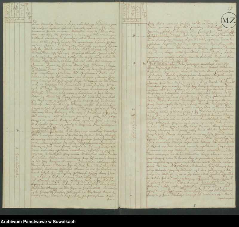 image.from.unit.number "Akta małżeństwa gminy puńskiey od 1-go maja 1809"