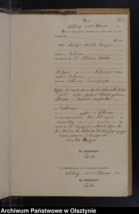 image.from.unit.number "Sterbe-Neben-Register Nr 1 - 51"