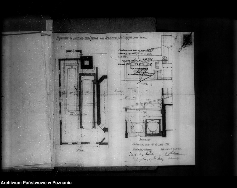 image.from.unit.number "Młyn, tartak i gorzelnia w Gołaszynie powiat rawicki K. Rzóski nr woj. kotła 407"