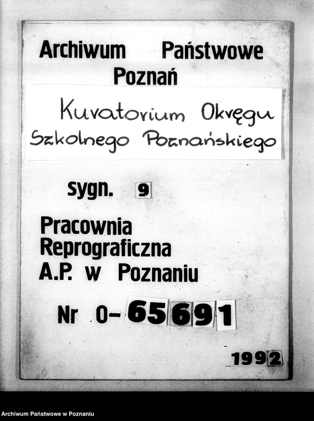 Obraz 1 z jednostki "Organizacja pracy w Kuratorium, wykazy imienne pracowników inspektoratów"