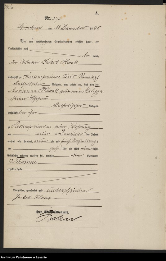 Obraz 9 z jednostki "[Księga urodzeń]"