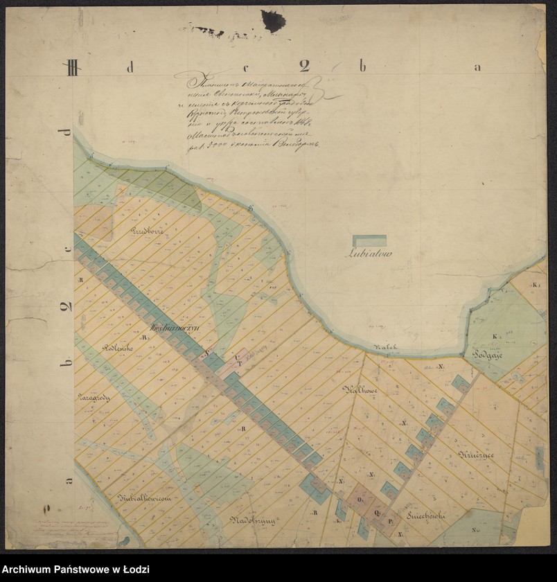 Obraz 2 z jednostki "Plan urządzenia majoratu Wolbórz"