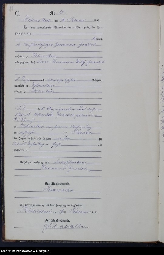 image.from.unit.number "Sterbe-Neben-Register Nr 1 - 64"