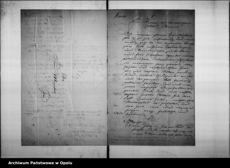 Obraz 7 z jednostki "Acta des Magistrats zu Oppeln betreffend das, von dem Vorwerksbesitzer Jacob Kalus der Katholischen Schule vermachte Legat von 100 Rtl."