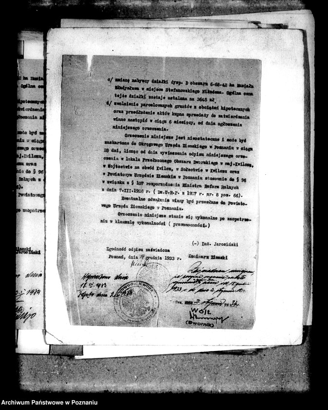 Obraz 12 z jednostki "Dodatkowy projekt parcelacyjny majątku Kwilcz powiatu międzychodzkiego"