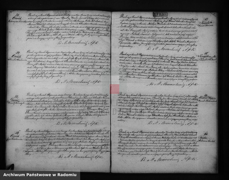 Obraz 10 z jednostki "[Akta Stanu Cywilnego wyznania rzymsko - katolickiego parafii] Kowala 1867 rok"