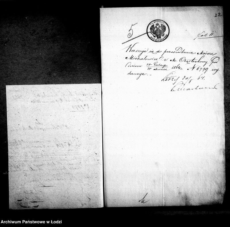 Obraz 19 z jednostki "Akta tyczące się przesiedleń"