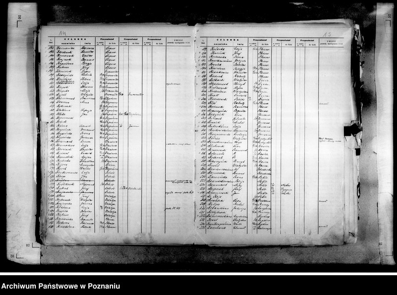 Obraz 13 z jednostki "Listy członków okręgu poznańskiego"