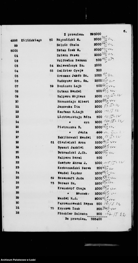 Obraz 9 z jednostki "Rejestr poborczy"