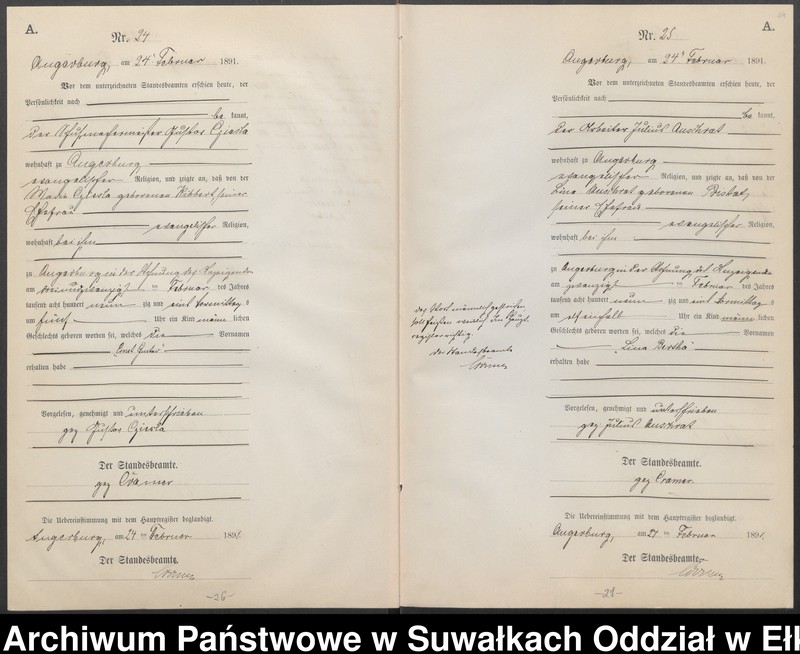 image.from.unit.number "Geburts-Neben-Register des Preussischen Standes-Amtes Angerburg Kreis Angerburg"