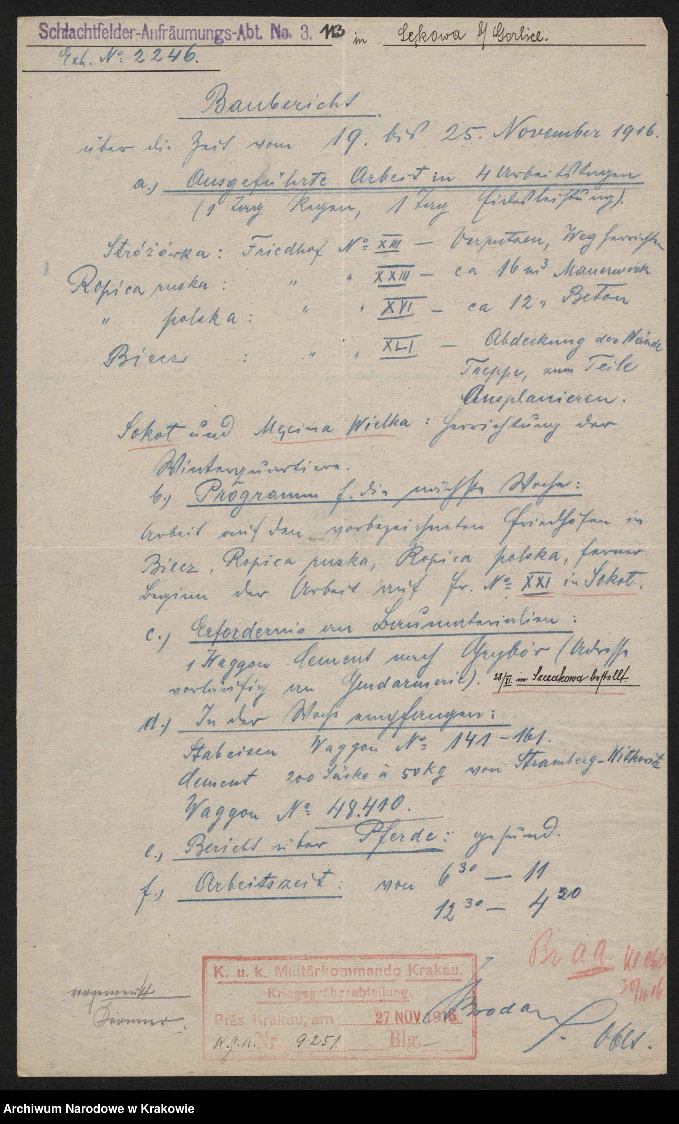 Skan z jednostki: Korespondencja nr 9200-9899