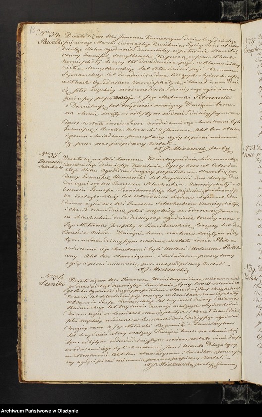 image.from.unit.number "Duplikat Skaładający się z 3-ech Oddziałow z Akt Urodzeń, d-o Zaslubień, d-o Zejscia Parafii Janowieckiej przeznaczony do zapisywania Akt wspomnianych na rok 1840"