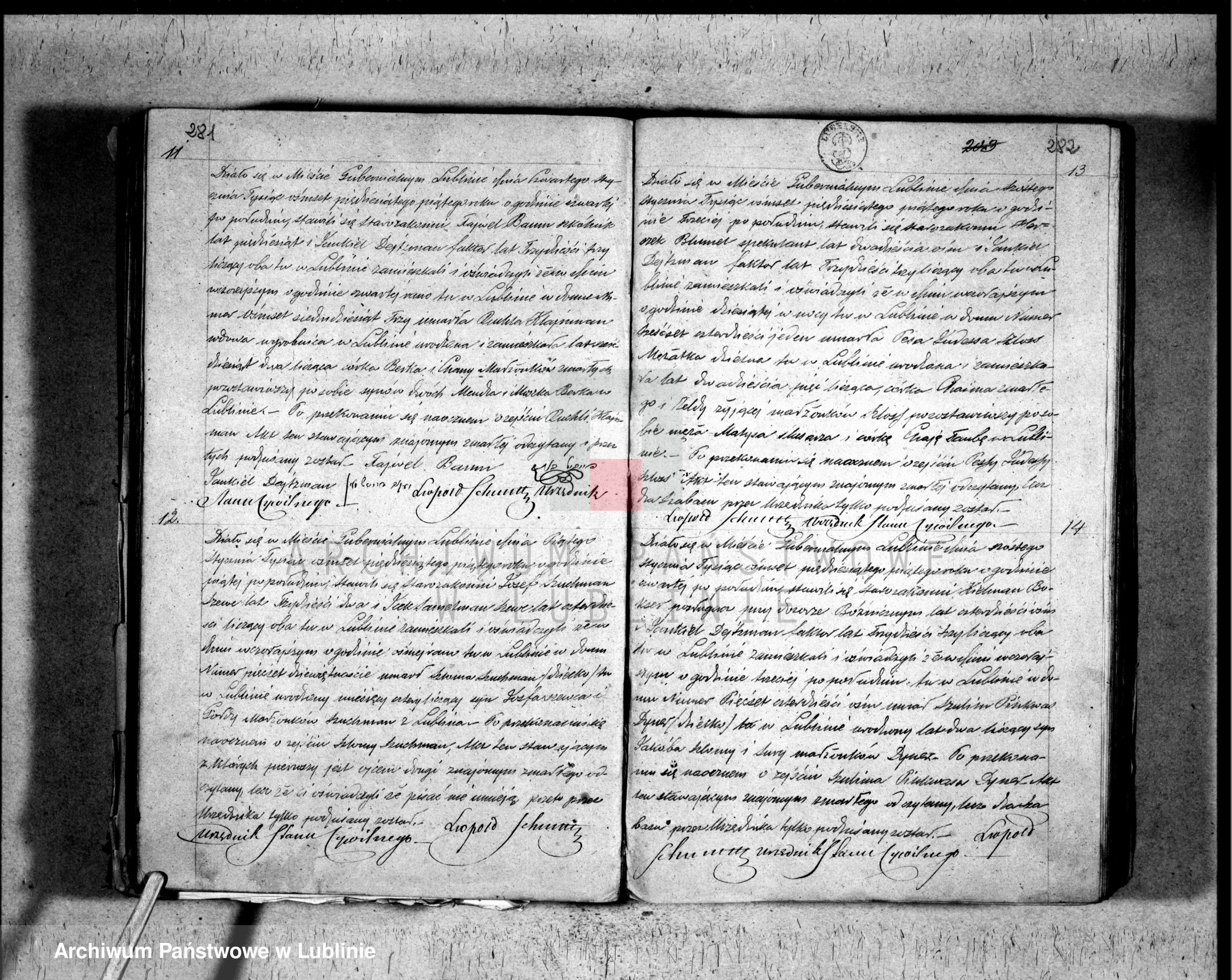 Skan z jednostki: Księga urodzeń, małżeństw i zgonów t.1