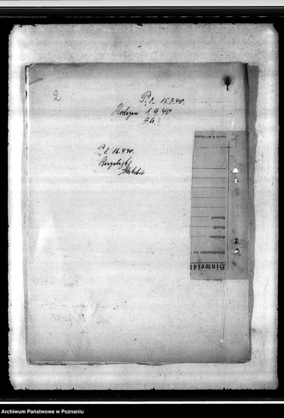 Obraz 6 z jednostki "Kriegshilfe - einschliesslich auslandsdeutsche Flüchtlinge - Vollzug."