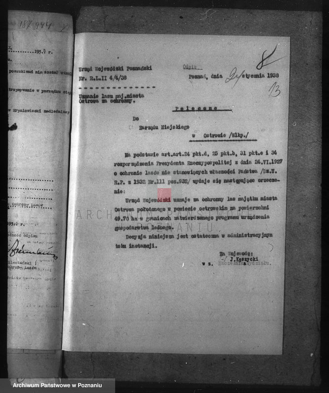 image.from.unit.number "Nadzór nad gospodarką w lasach miasta Ostrowa"