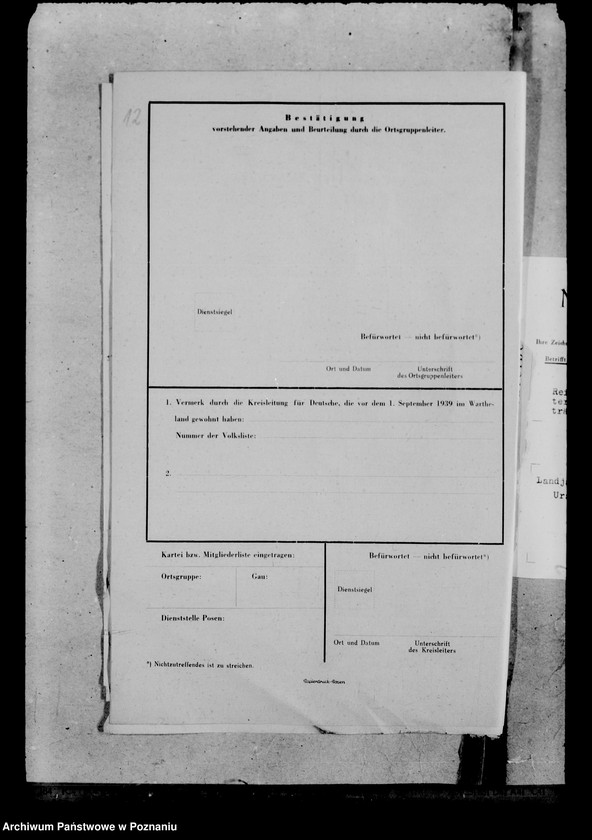 Obraz 16 z jednostki "Aufnahme von Landjahrzieherinnen in die NLDAP"