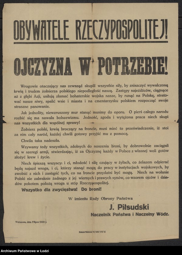 Obraz 3 z kolekcji "Rok 1920. Wojna o niepodległość111"