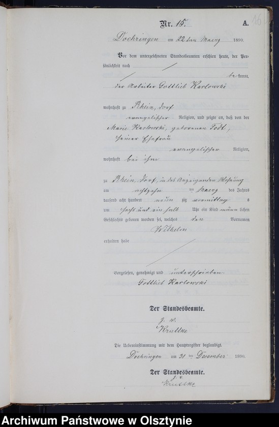 image.from.unit.number "Geburts-Nebne-Register Nr 1 - 85"