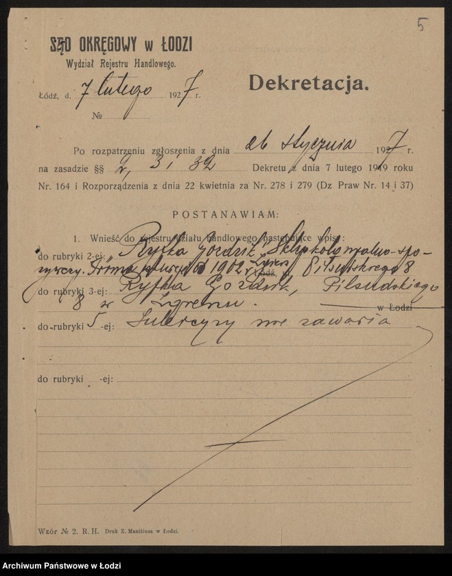 Obraz 7 z jednostki "Ryfka Goździk – sklep kolonialno-spożywczy"